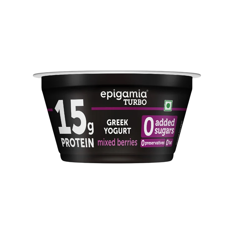 epigamia Turbo Mixed Berries Flavoured Greek Yogurt