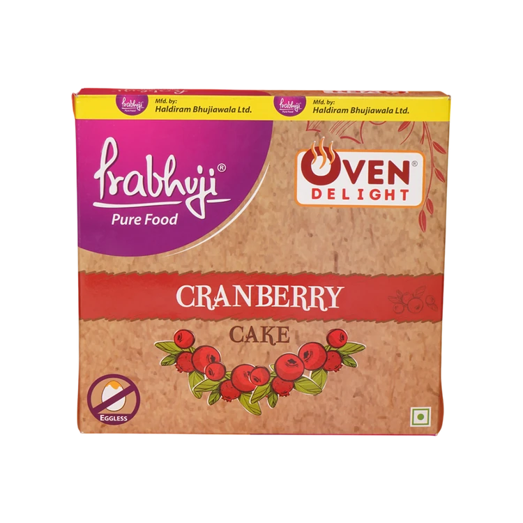 Haldiram's Prabhuji Eggless Cranberry Pound Cake
