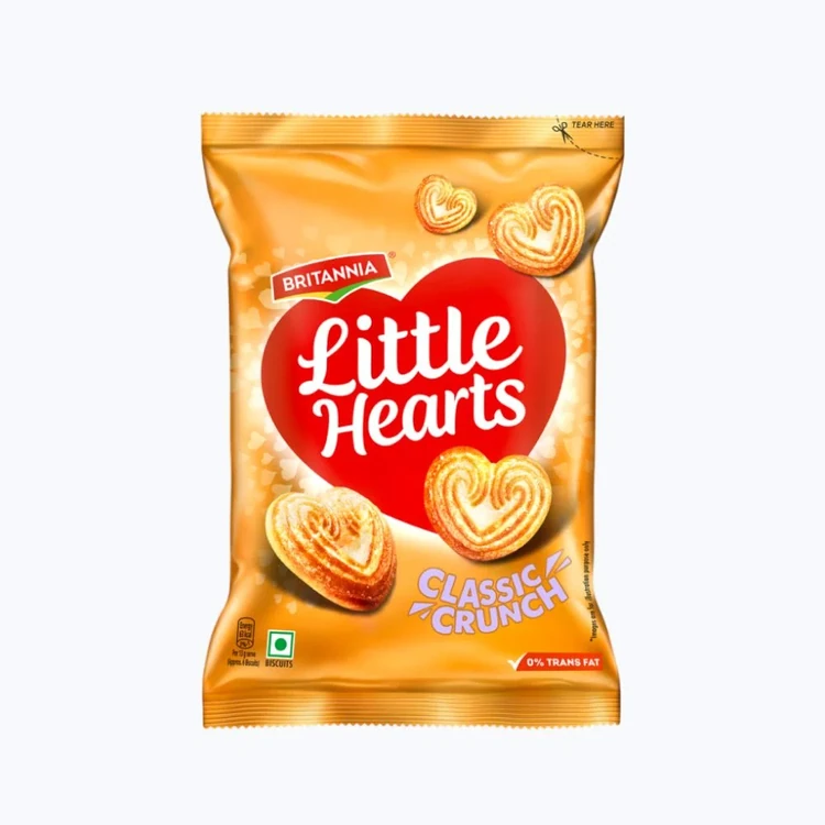 Britannia Little Hearts Classic Crunch Biscuit