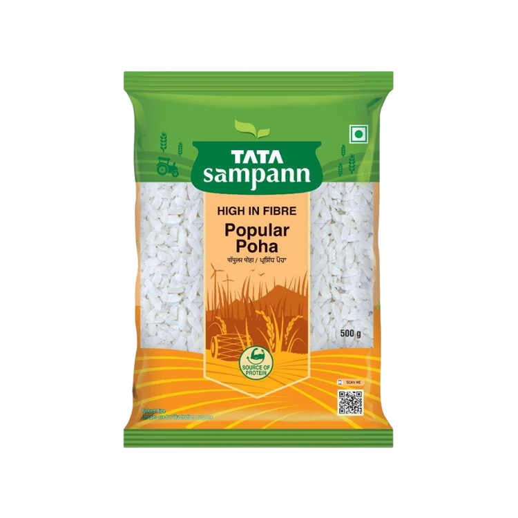 Tata Sampann High In Fibre Popular Thick Poha (Gatti Avalakki)