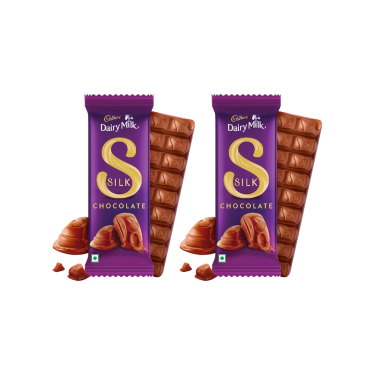 Cadbury Dairy Milk Silk Large Chocolate Bar - Pack of 2