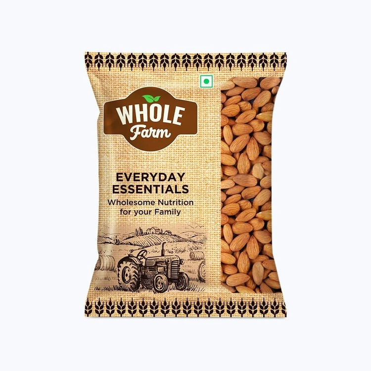 Whole Farm Premium American Almonds (200 g) (Badami)