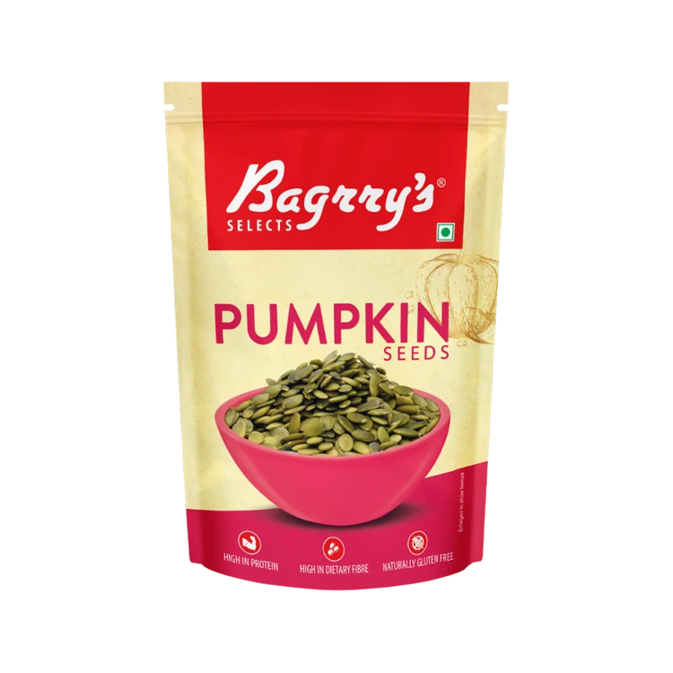 Bagrry's Pumpkin Seeds (Raw & 100% Vegan) (Kumbalakayi Bija)
