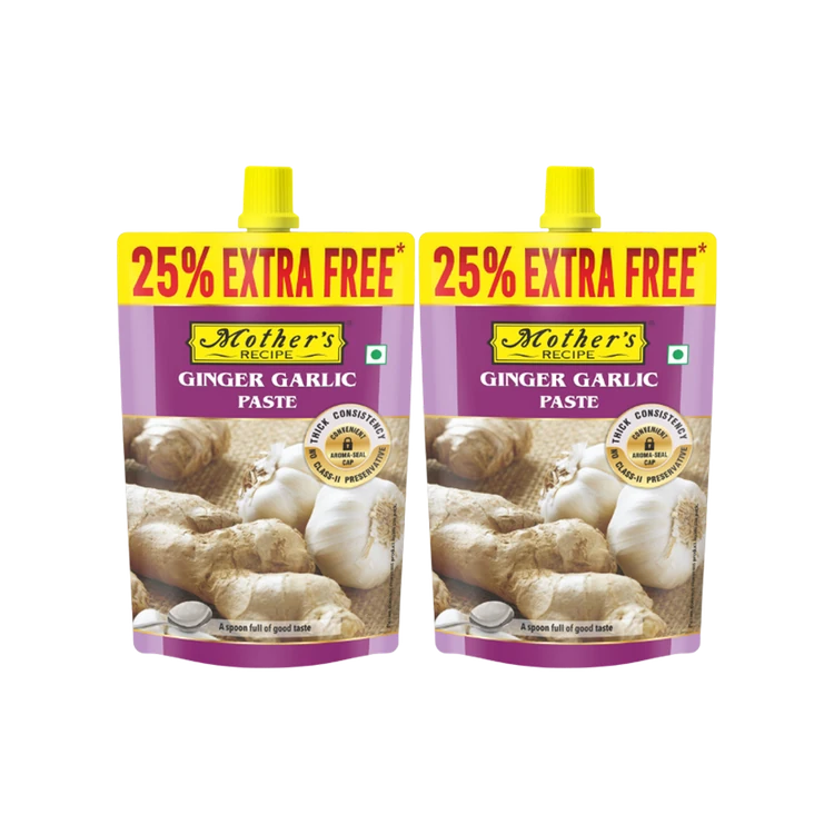 Mother's Recipe Ginger Garlic Paste - Pack of 2