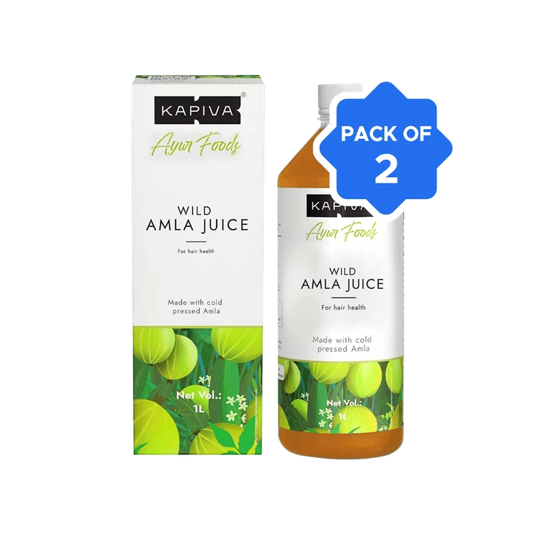 Kapiva Wild Amla Cold Pressed Juice - Pack of 2