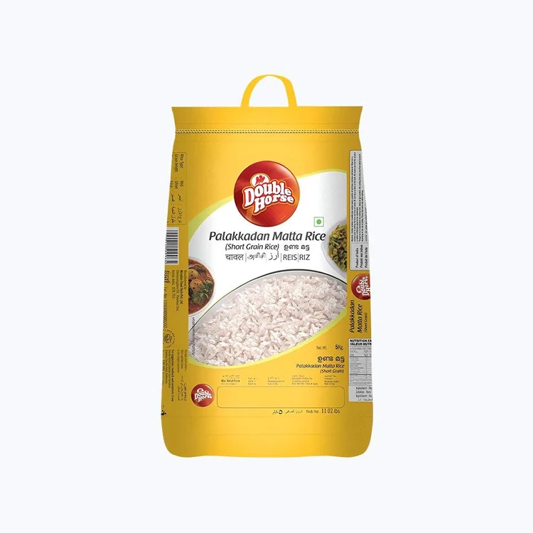 Double Horse Palakkadan Short Grain Matta Rice (Short Grain) (Matta Akki)