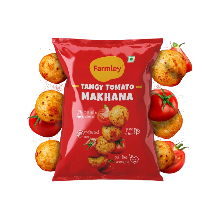 Farmley Tangy Tomato Flavoured Makhana Roasted In Olive Oil