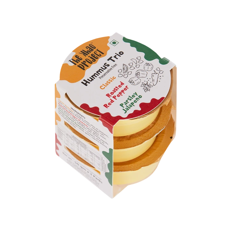 The khao project Hummus Dip Trio Pack