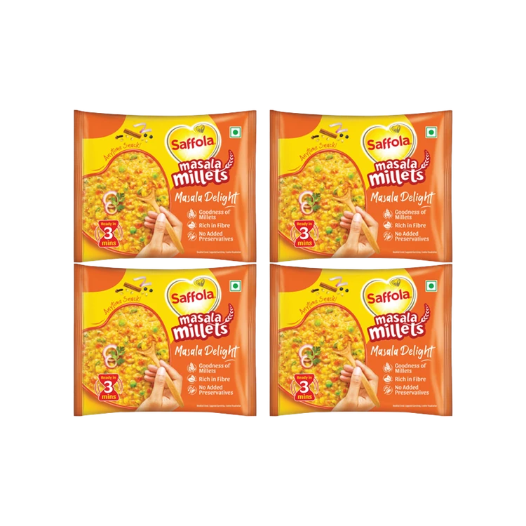 Saffola Masala Millet Delight - Pack of 4