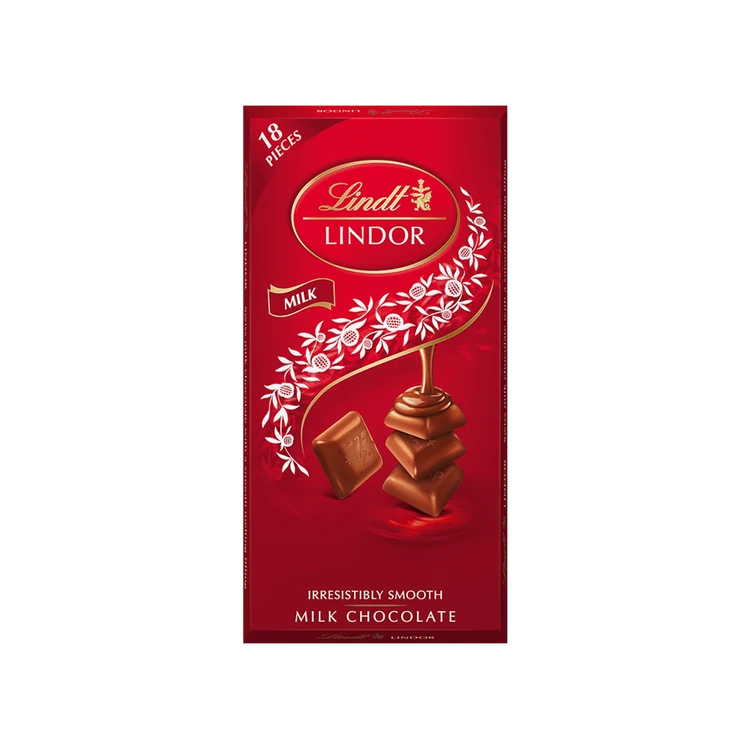 Lindt Lindor Irresistibly Smooth Milk Chocolate Bar