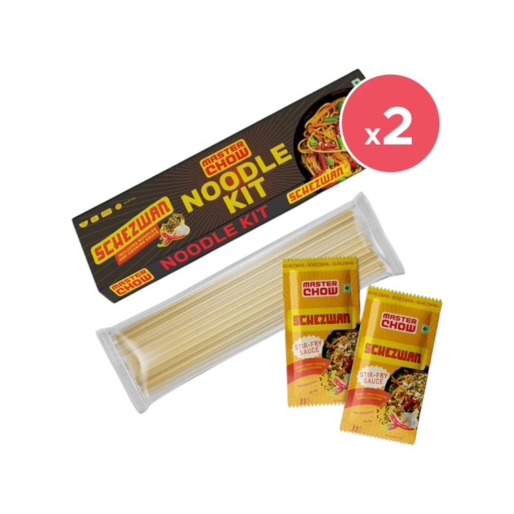 MasterChow Schezwan Noodles with Cooking Sauce - Pack of 2