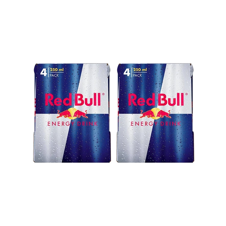 Red Bull Energy Drink (4 x 250 ml) - Pack of 2