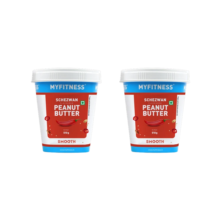 MyFitness Peanut Butter (Schezwan Flavoured) - Pack of 2