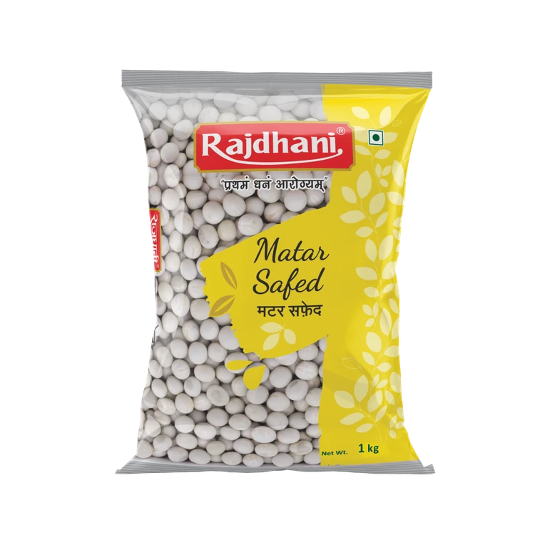 Rajdhani White Dried Peas / Safed Matar (Bili Kadle Kalu (Dry))
