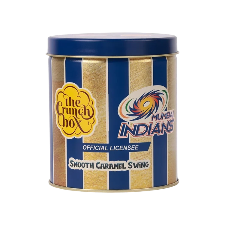 The Crunch Box Mumbai Indians Smooth Caramel Swing Popcorn