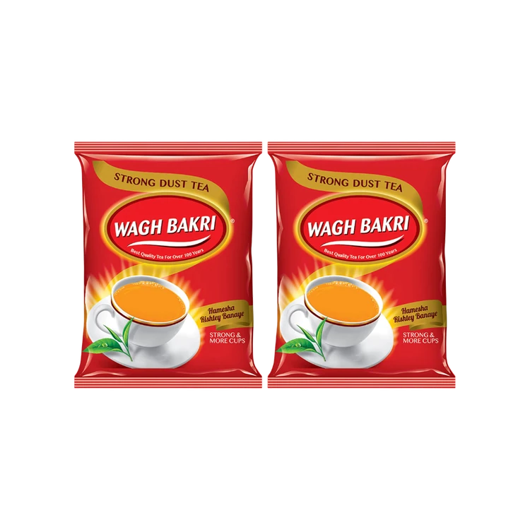 Wagh Bakri Dust Tea - Pack of 2