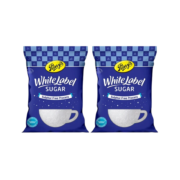 Parry's White Label Sulphurless Sugar - Pack of 2 (Sulphur Rahitha Sakkare)