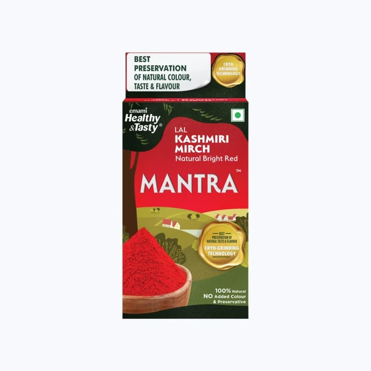 Emami Healthy & Tasty Chilli Powder / Kashmiri Lal Mirch (Kharada Pudi)