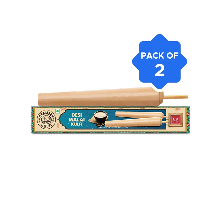 Grameen Desi Malai Kulfi Stick - Pack of 2