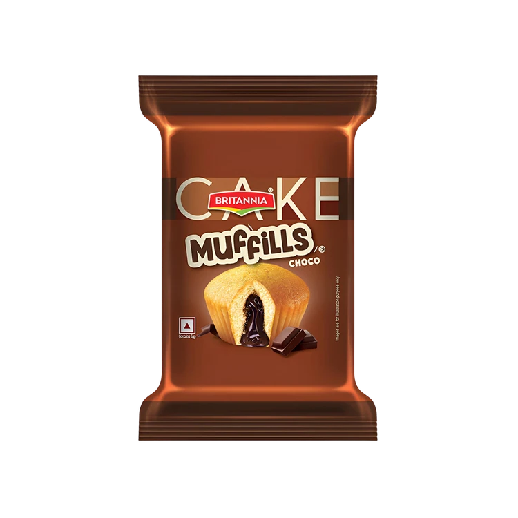 Britannia Choco Muffills Filled Cake