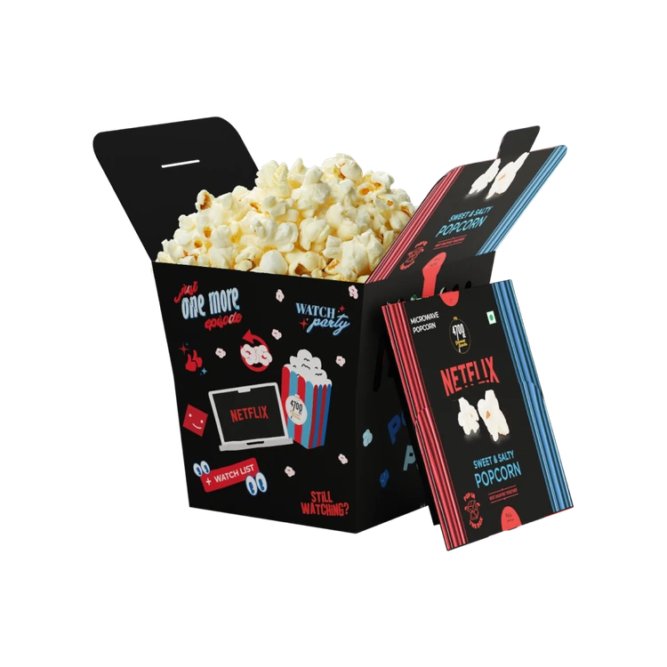 4700BC X Netflix Microwave Popbox Popcorn (Sweet & Salted)