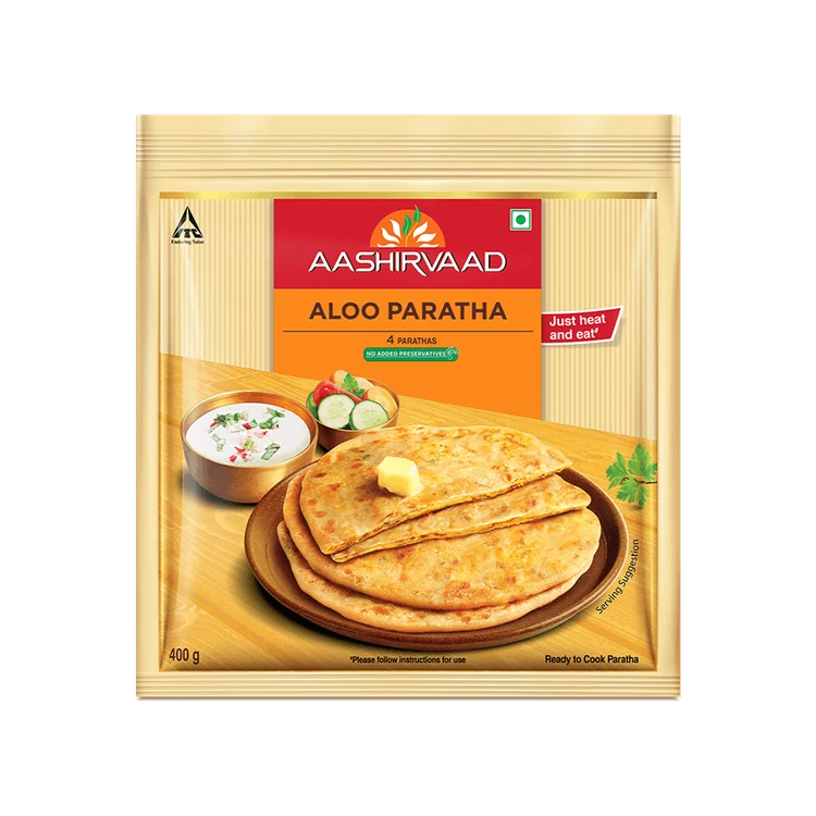 Aashirvaad Aloo Paratha (Heat & Eat)