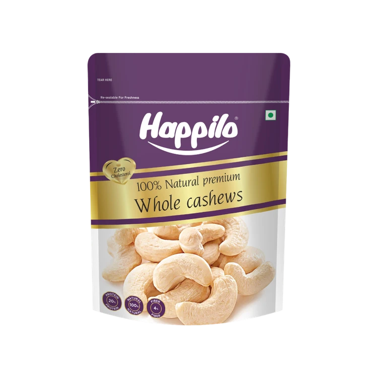 Happilo 100% Natural Premium Whole Cashew (Godambi)