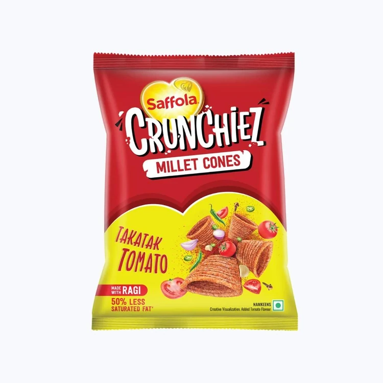Saffola Crunchiez Ragi (Munchiez) Chips (Takatak Tomato)