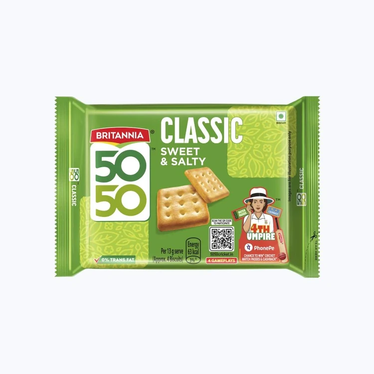 Britannia 50-50 Sweet & Salty Biscuit