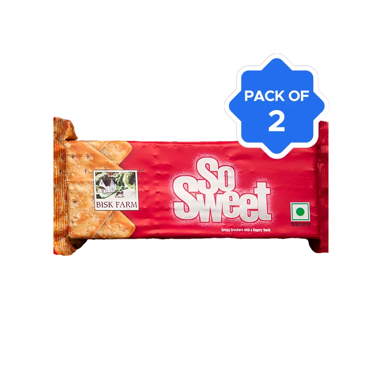 Bisk Farm So Sweet Biscuit - Pack of 2