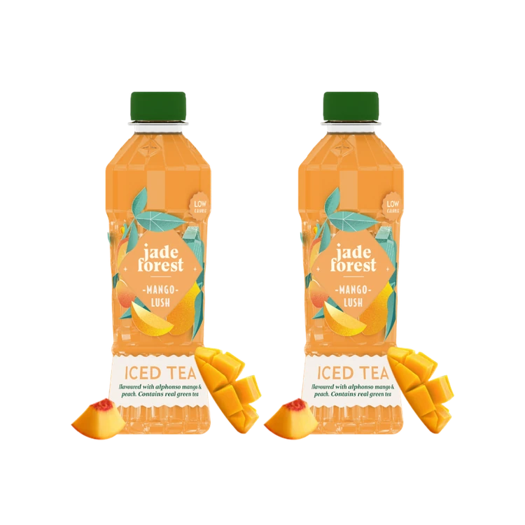 Jade Forest Mango Lush Premium Iced Tea - Pack of 2