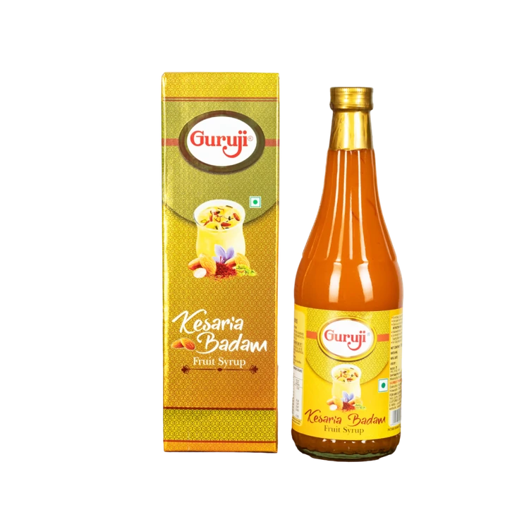 Guruji Kesaria Badam Thandai Syrup For Thandai