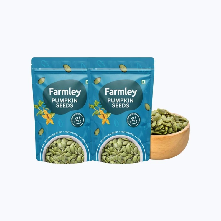Farmley Premium Pumpkin Seeds (AAA Grade) - Pack of 2 (Kumbalakayi Beeja)
