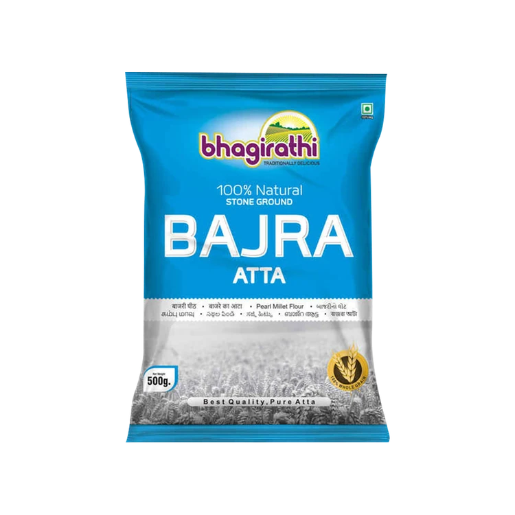 Bhagirathi Bajra Flour - Pack of 2 (Sajje Hittu)
