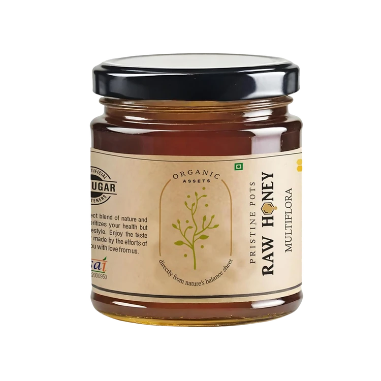 ORGANIC ASSETS Pure Natural Multiflora Raw Honey