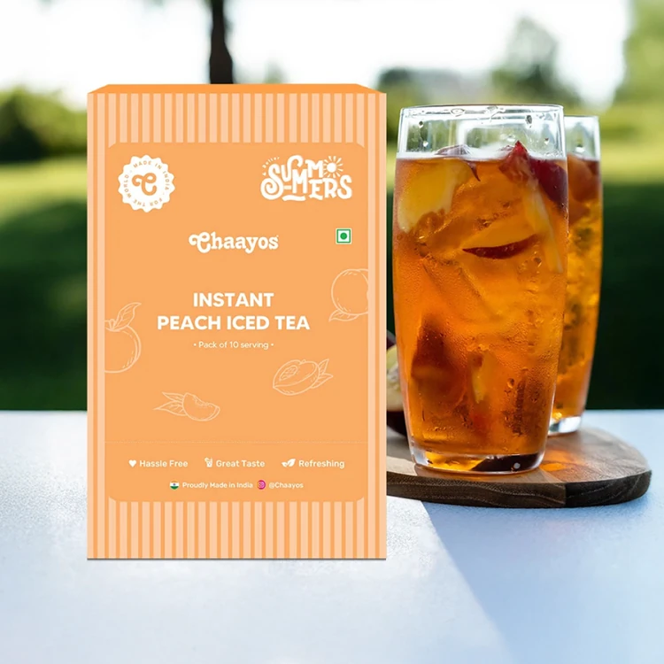 Chaayos Instant Peach Ice Tea Premix