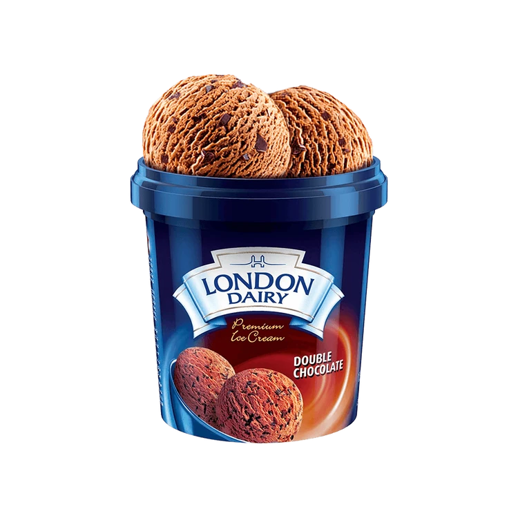 London Dairy Double Chocolate Ice Cream Cup