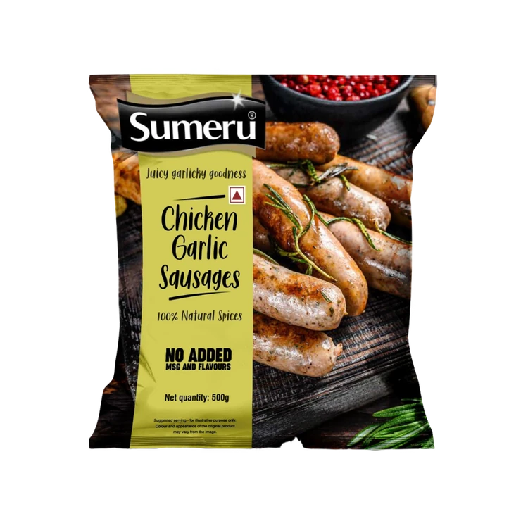 Sumeru Garlic Chicken Sausage (Frozen)
