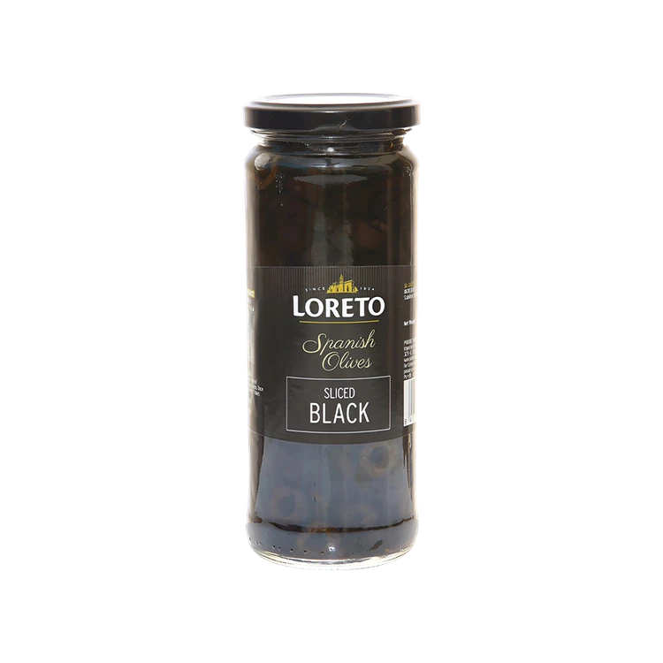 Loreto Spanish Sliced Black Olives