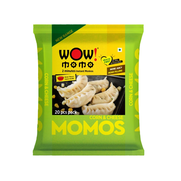 Wow! Momo Corn & Cheese Momos (Frozen)
