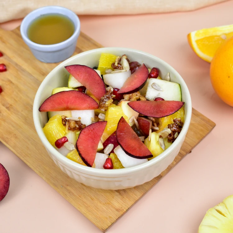 Kiwi, Californian Grapes and Plum Salad by Salad Days