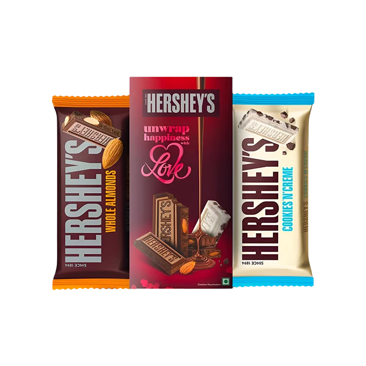Hershey's Bar Valentine Assorted Chocolate Gift Pack