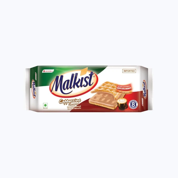 Malkist Cappuccino Flavoured Cracker Biscuit - Family Pack