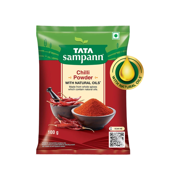 Tata Sampann Chilli Powder with Natural Oils