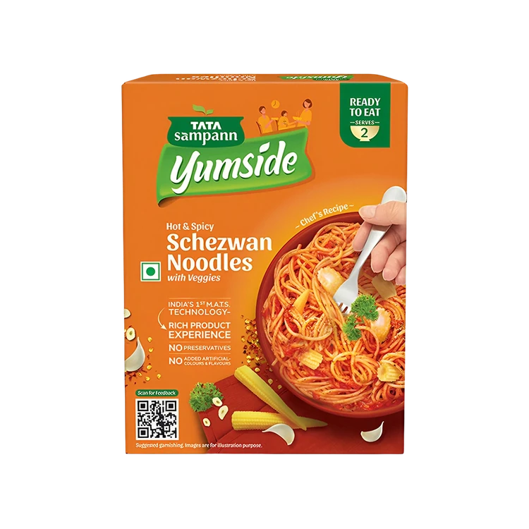 Tata Sampann Yumside Schezwan Noodles With Veggies - Ready to Eat