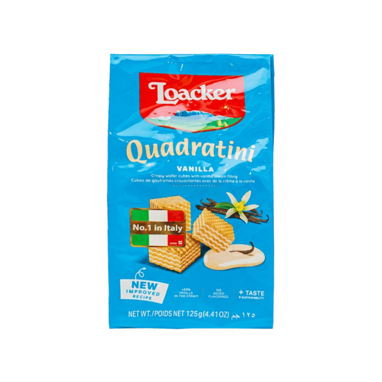 Loacker Quadratini Vanilla Wafers