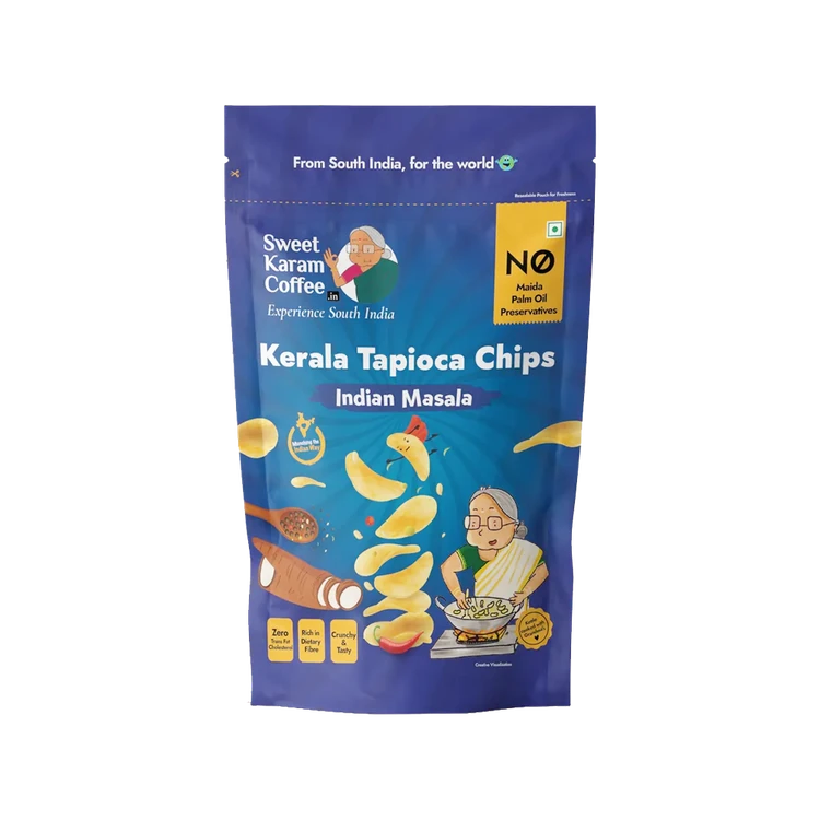 Sweet Karam Coffee Spicy Masala Papad - Pack of 2