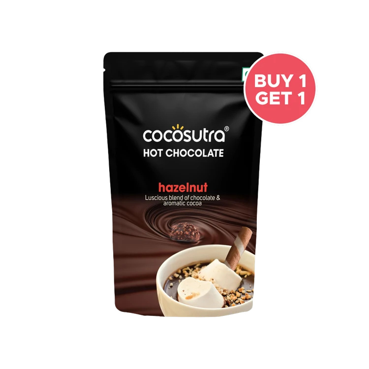 Cocosutra Hazelnut Hot Chocolate - Buy 1 Get 1 Free