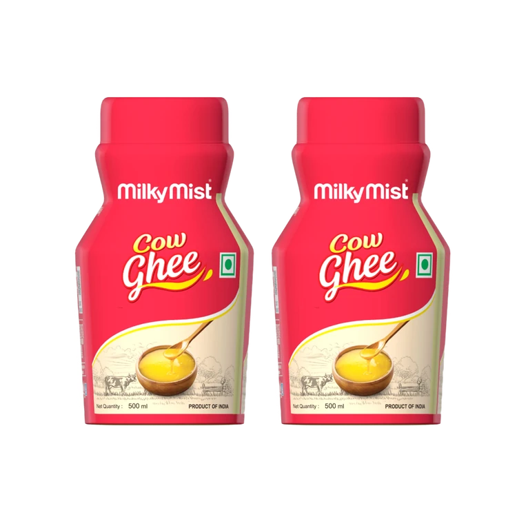 Milky Mist Cow Ghee - Pack of 2 (Hasuvina Tuppa)