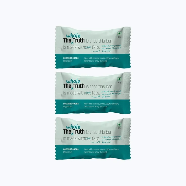 The Whole Truth Coconut Cocoa Protein Bar - Pack of 3
